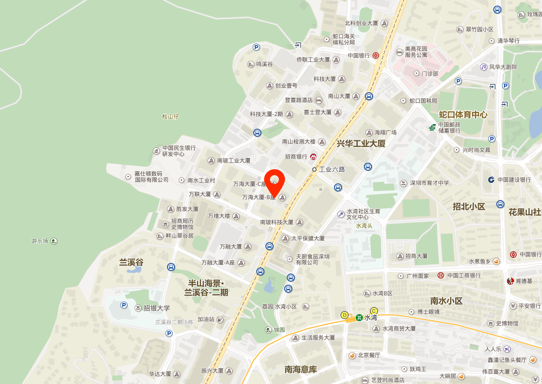 万海大厦（万融大厦）地图位置